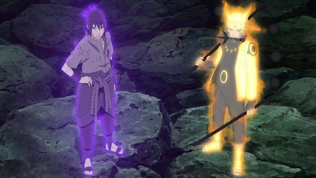 Naruto et Sasuke vs Madara